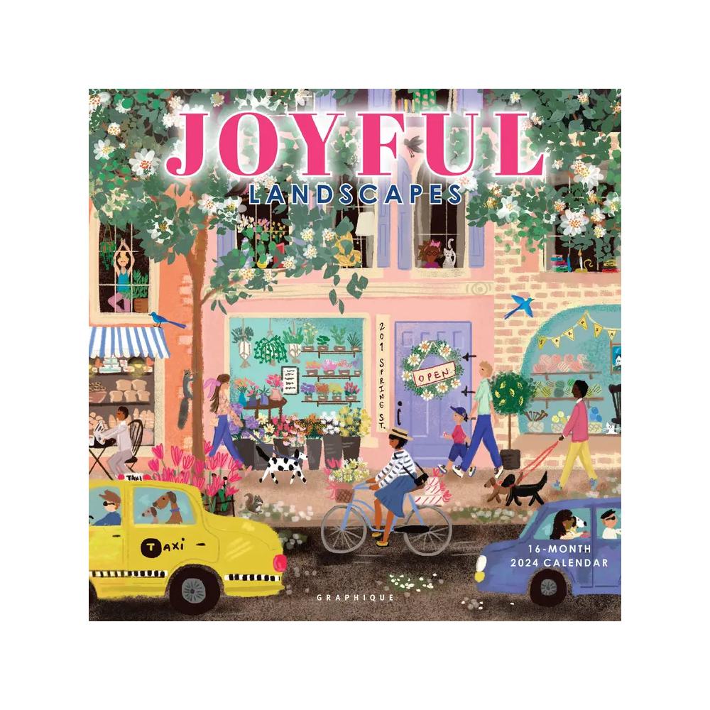 Graphique 2024 Calendar Joyful Landscapes